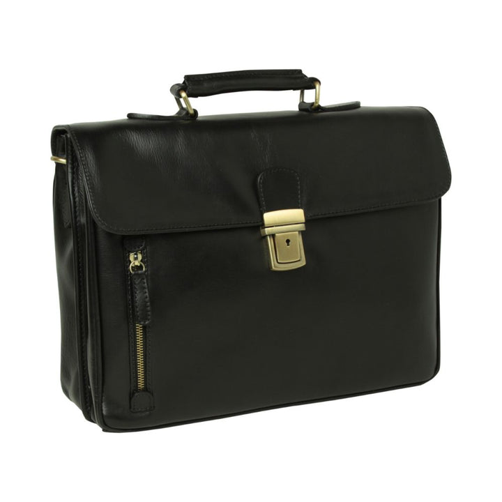 Beaumont Briefcase — Full-Grain Italian Leather