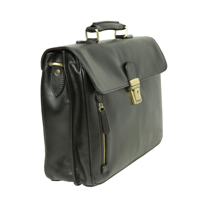 Beaumont Briefcase — Full-Grain Italian Leather