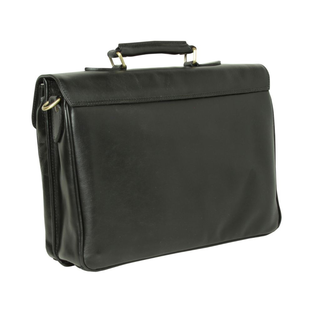 Beaumont Briefcase — Full-Grain Italian Leather