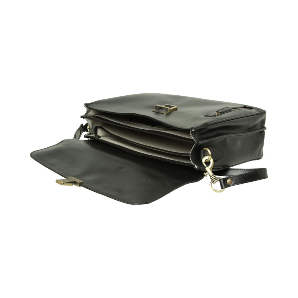 Beaumont Briefcase — Full-Grain Italian Leather