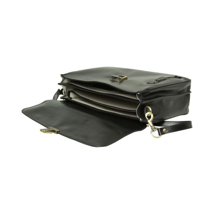 Beaumont Briefcase — Full-Grain Italian Leather