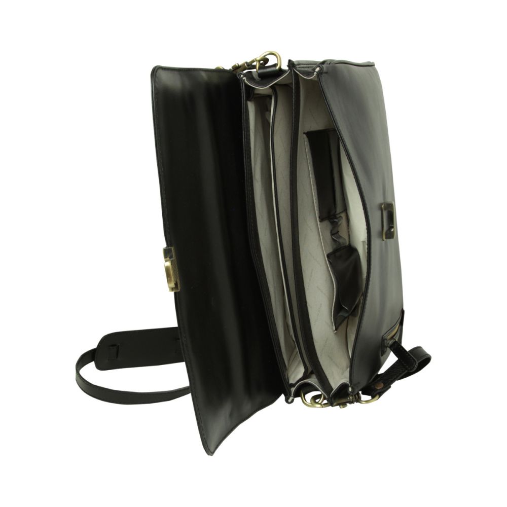 Beaumont Briefcase — Full-Grain Italian Leather