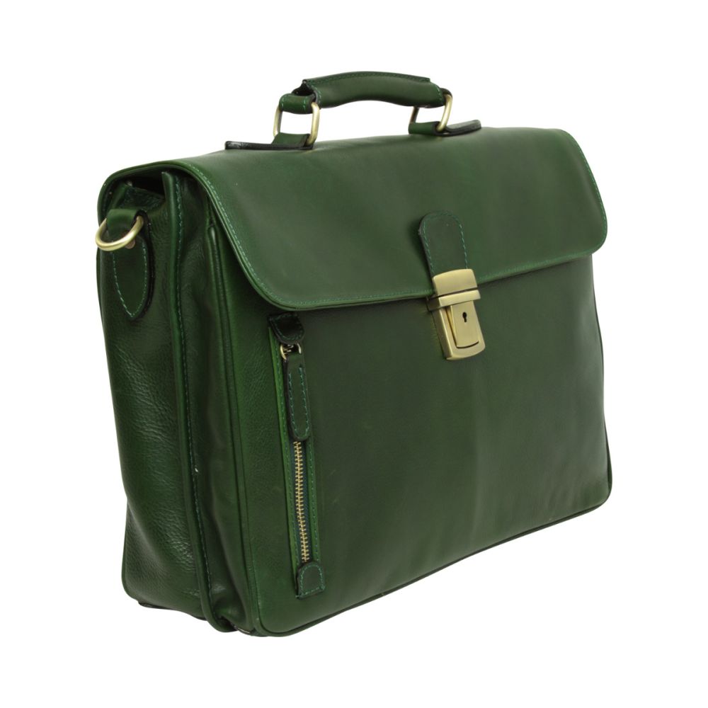 Beaumont Briefcase — Full-Grain Italian Leather
