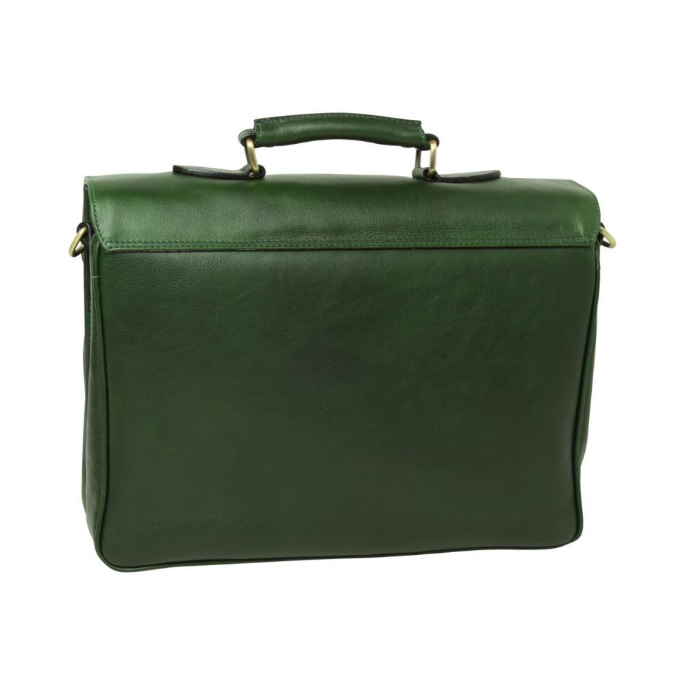 Beaumont Briefcase — Full-Grain Italian Leather