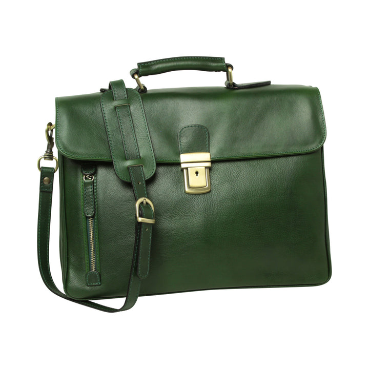 Beaumont Briefcase — Full-Grain Italian Leather