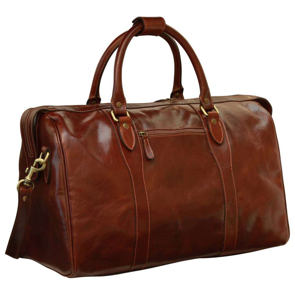 Portofino Travel Bag — Full-Grain Leather