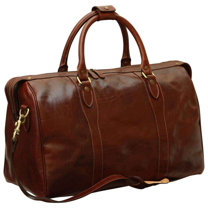 Portofino Travel Bag — Full-Grain Leather