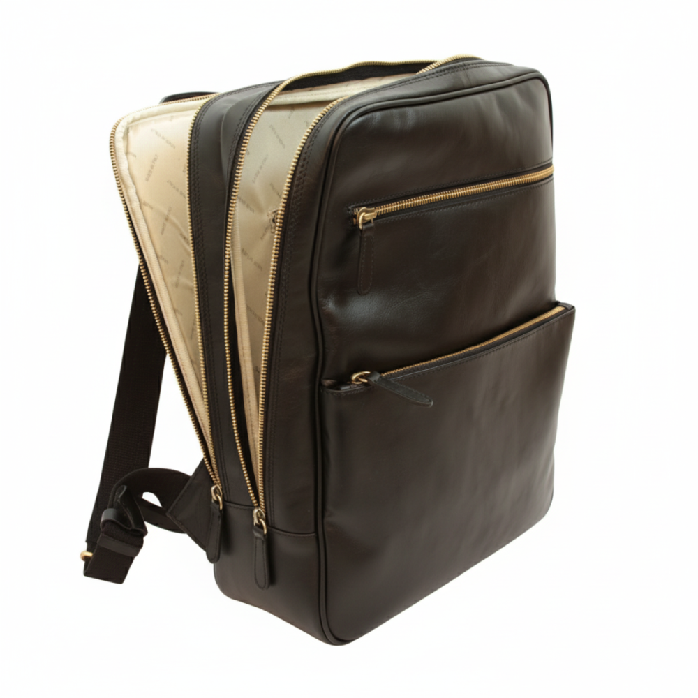 Vernay Atelier Voyageur Leather Backpack