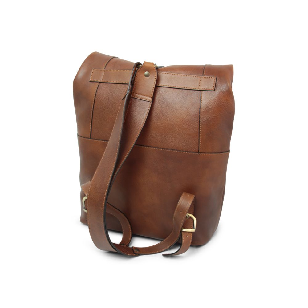 Vincent Leather Backpack — Full-Grain Italian Leather