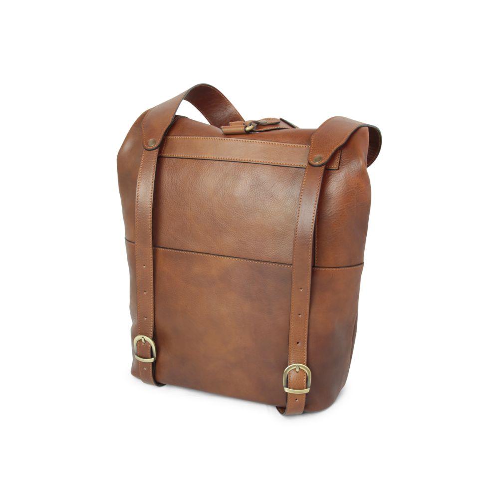 Vincent Leather Backpack — Full-Grain Italian Leather