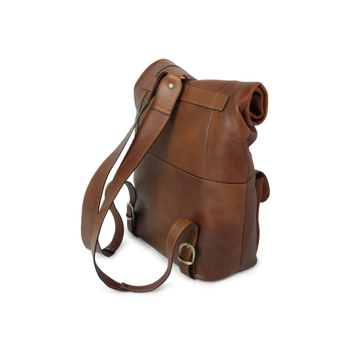 Vincent Leather Backpack — Full-Grain Italian Leather