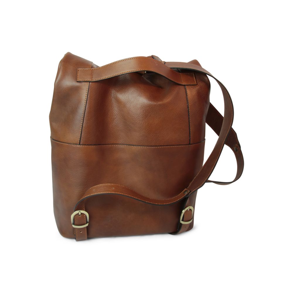 Vincent Leather Backpack — Full-Grain Italian Leather