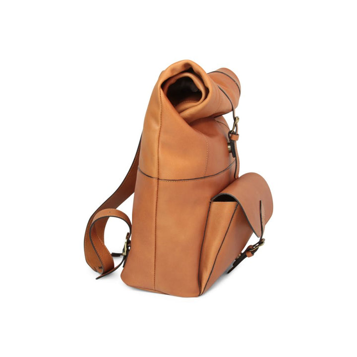 Vincent Leather Backpack — Full-Grain Italian Leather