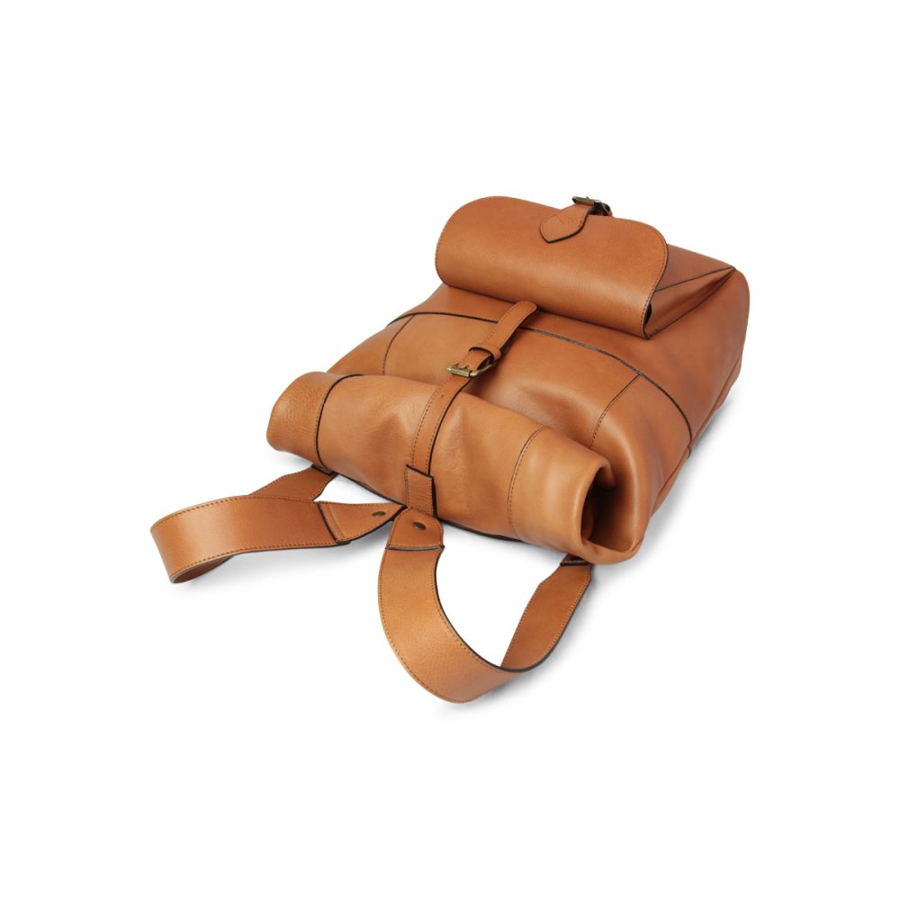 Vincent Leather Backpack — Full-Grain Italian Leather