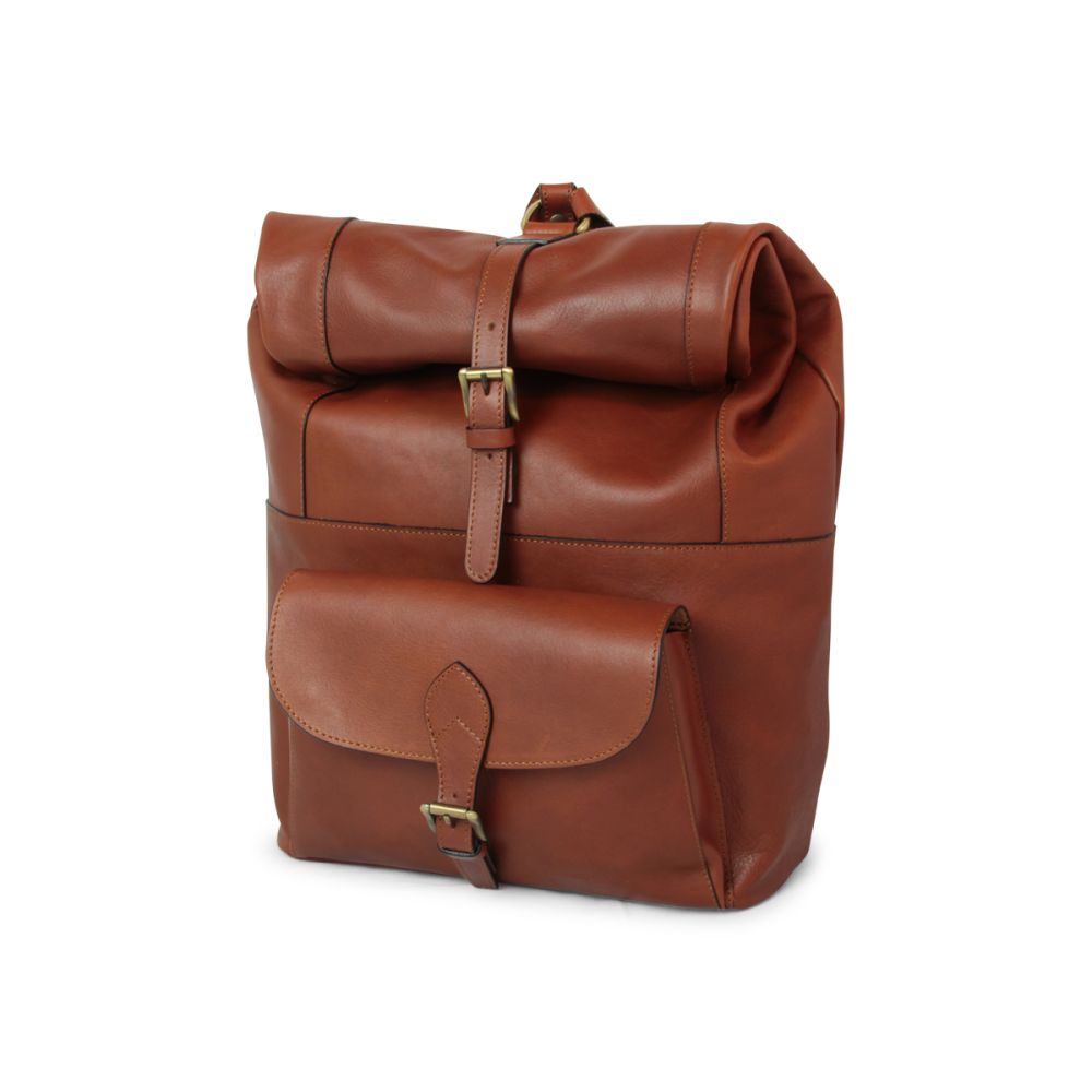 Vincent Leather Backpack — Full-Grain Italian Leather