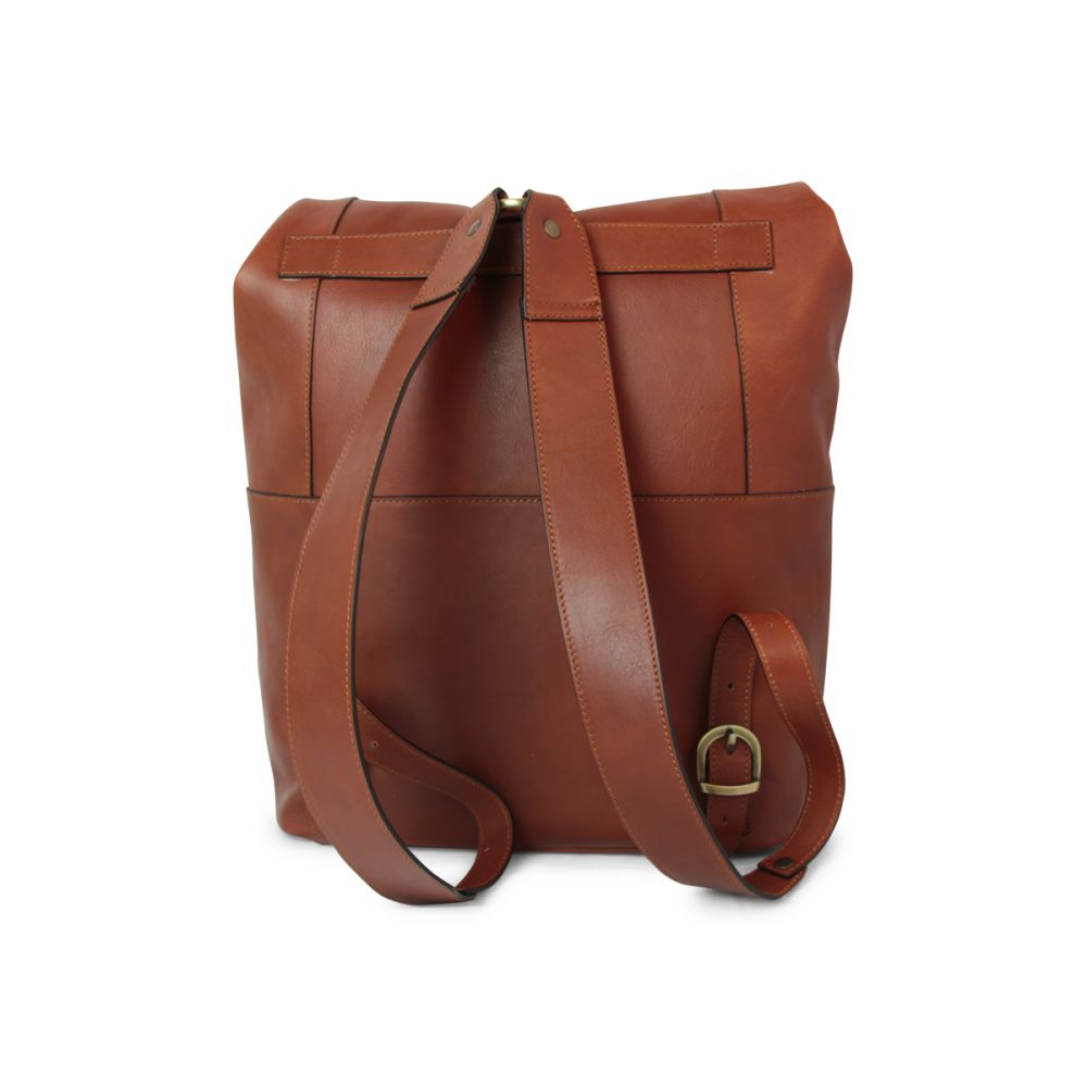 Vincent Leather Backpack — Full-Grain Italian Leather