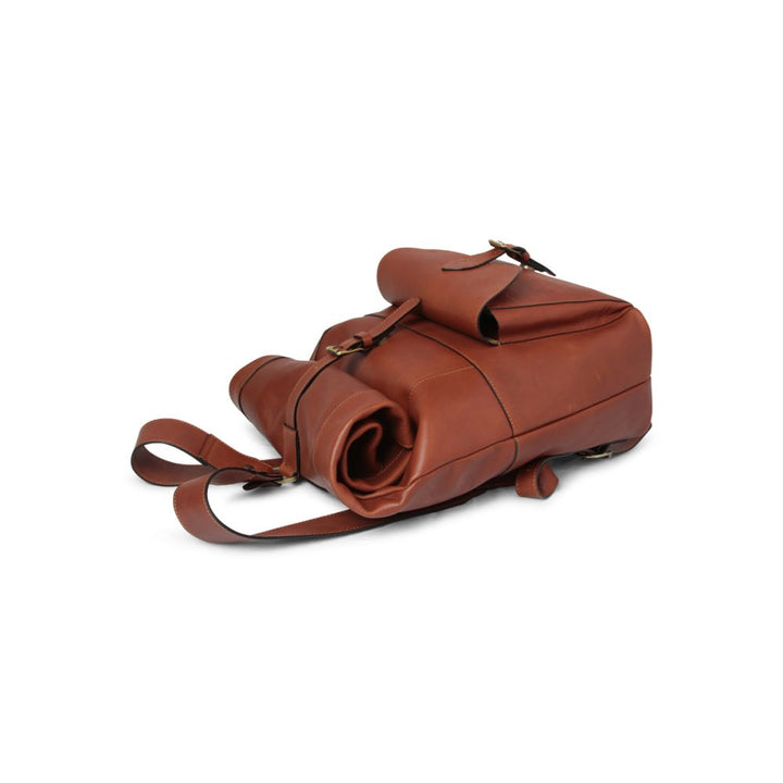 Vincent Leather Backpack — Full-Grain Italian Leather