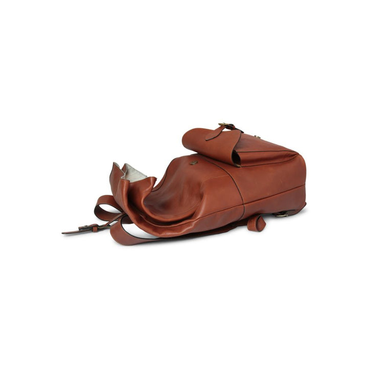 Vincent Leather Backpack — Full-Grain Italian Leather