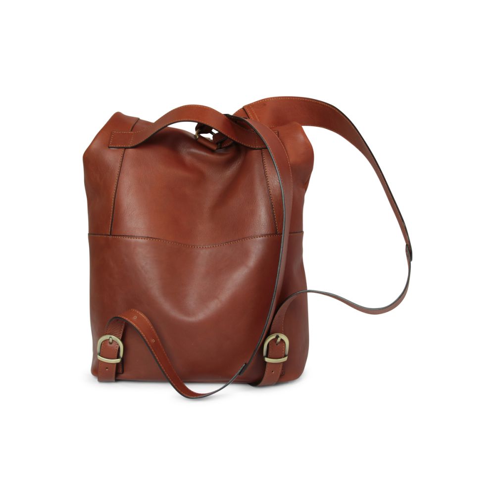 Vincent Leather Backpack — Full-Grain Italian Leather