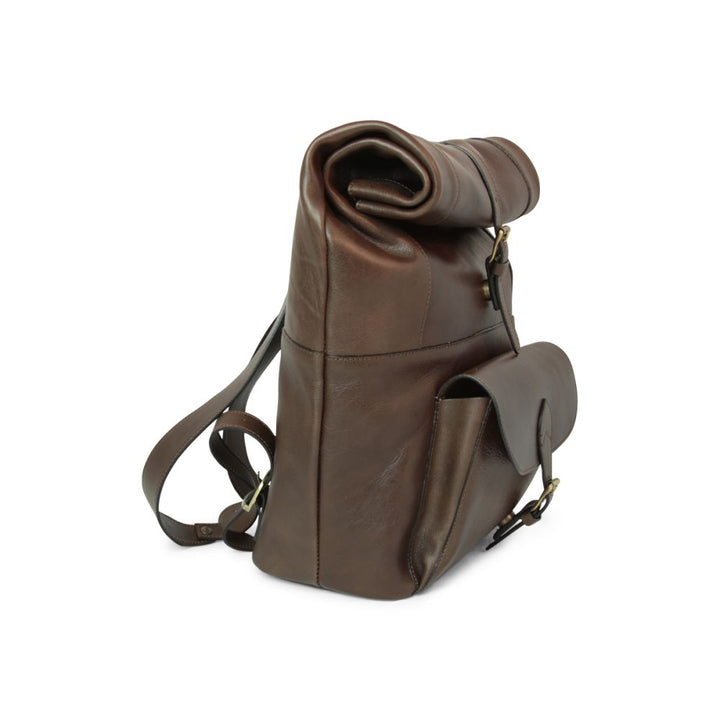 Vincent Leather Backpack — Full-Grain Italian Leather