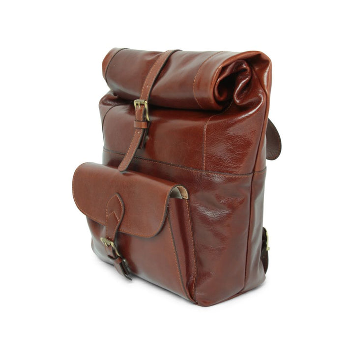 Vincent Leather Backpack — Full-Grain Italian Leather