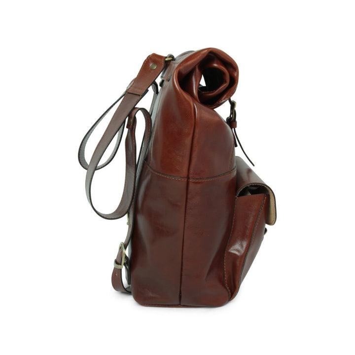 Vincent Leather Backpack — Full-Grain Italian Leather