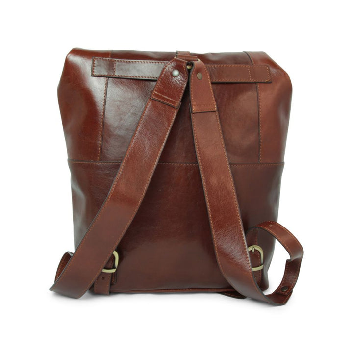 Vincent Leather Backpack — Full-Grain Italian Leather