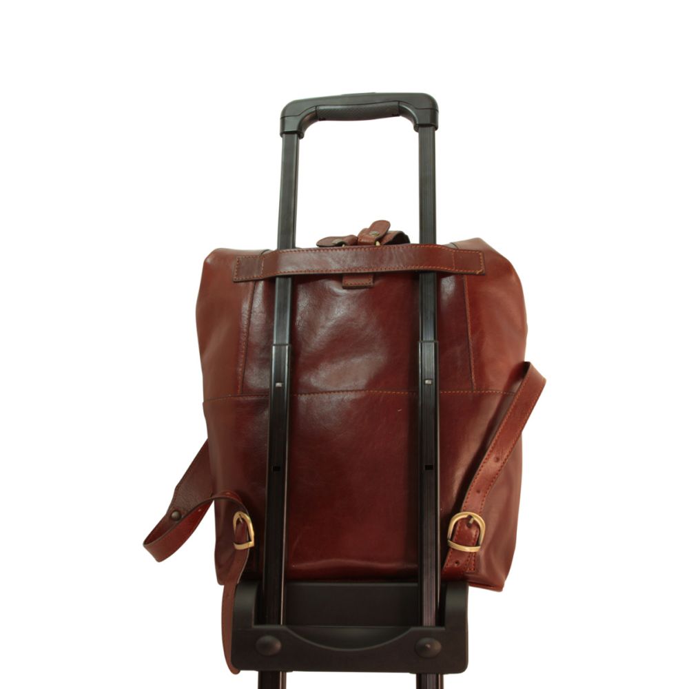 Vincent Leather Backpack — Full-Grain Italian Leather