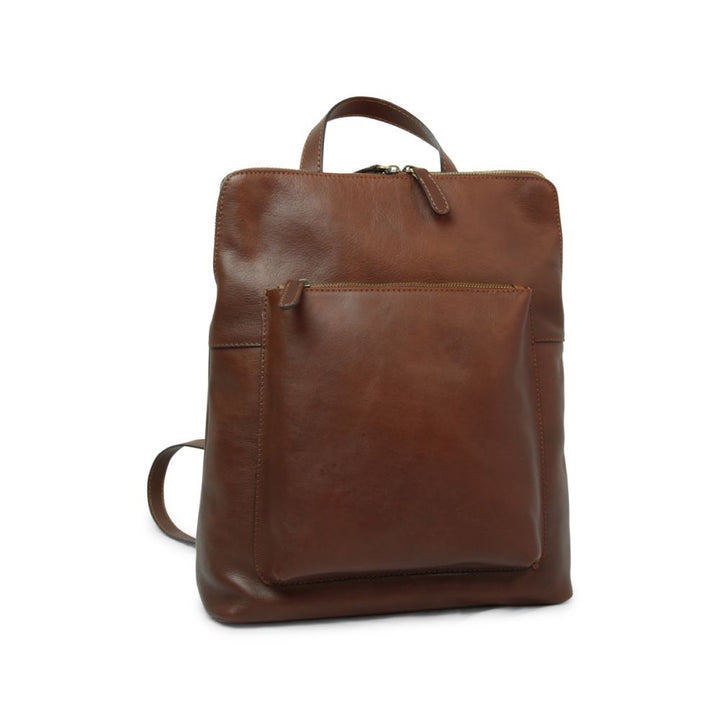 Castello Leather Backpack — Full-Grain Italian Leather