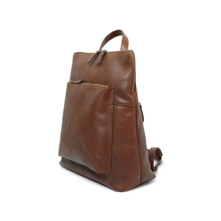 Castello Leather Backpack — Full-Grain Italian Leather