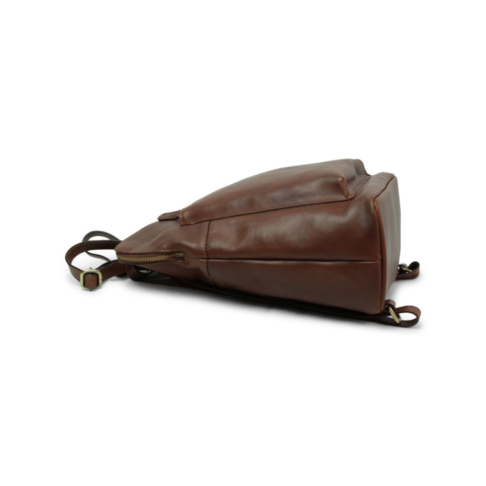 Castello Leather Backpack — Full-Grain Italian Leather