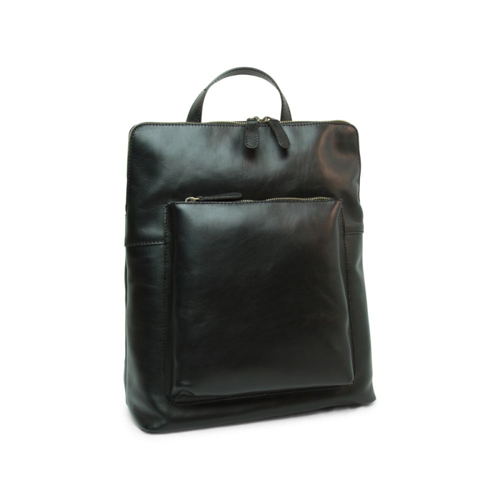Castello Leather Backpack — Full-Grain Italian Leather