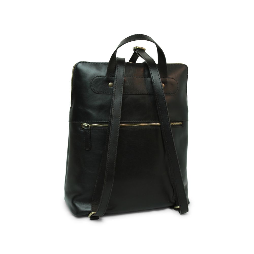 Castello Leather Backpack — Full-Grain Italian Leather