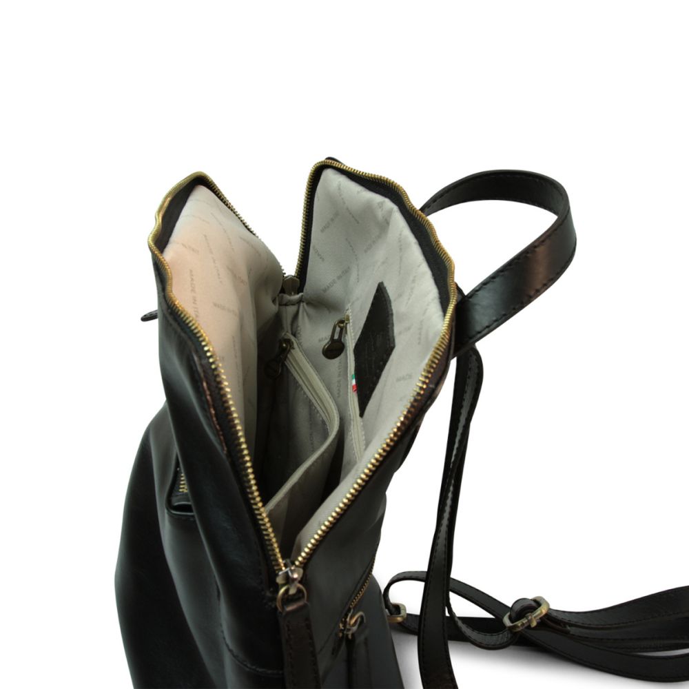 Castello Leather Backpack — Full-Grain Italian Leather