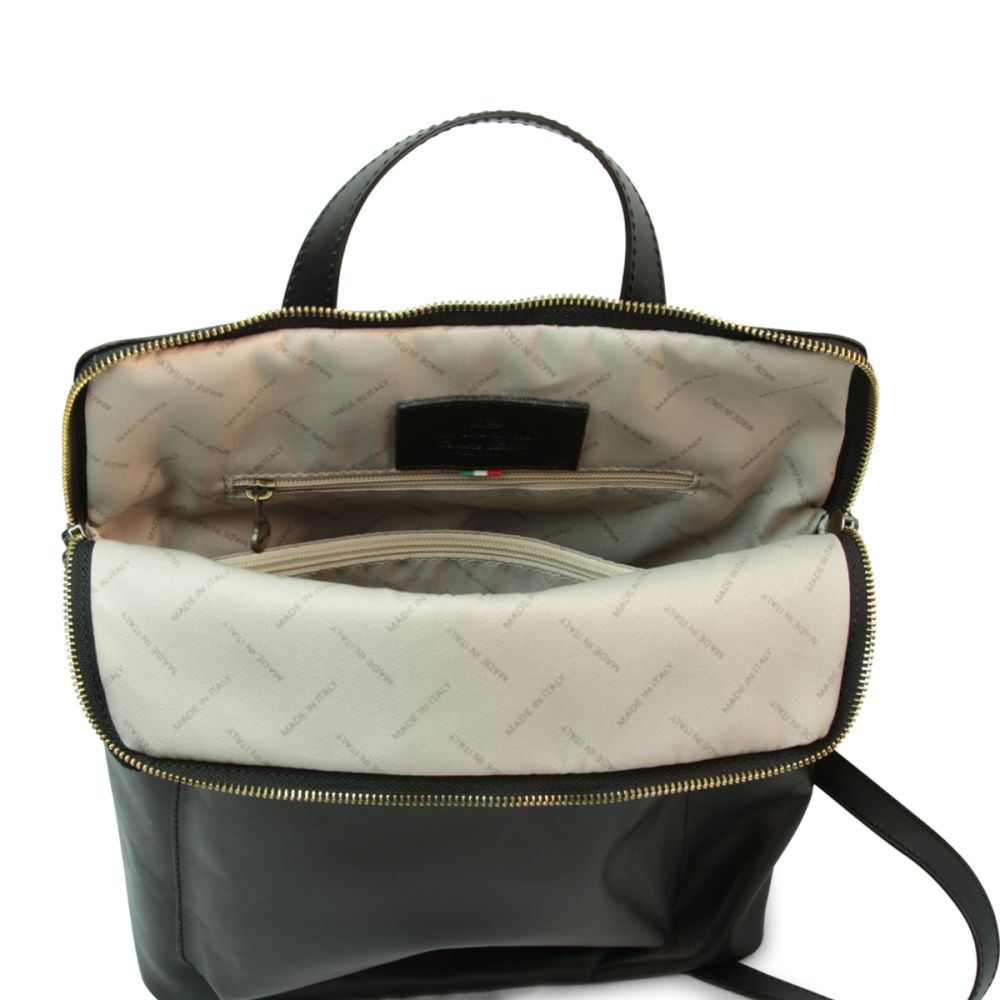 Castello Leather Backpack — Full-Grain Italian Leather