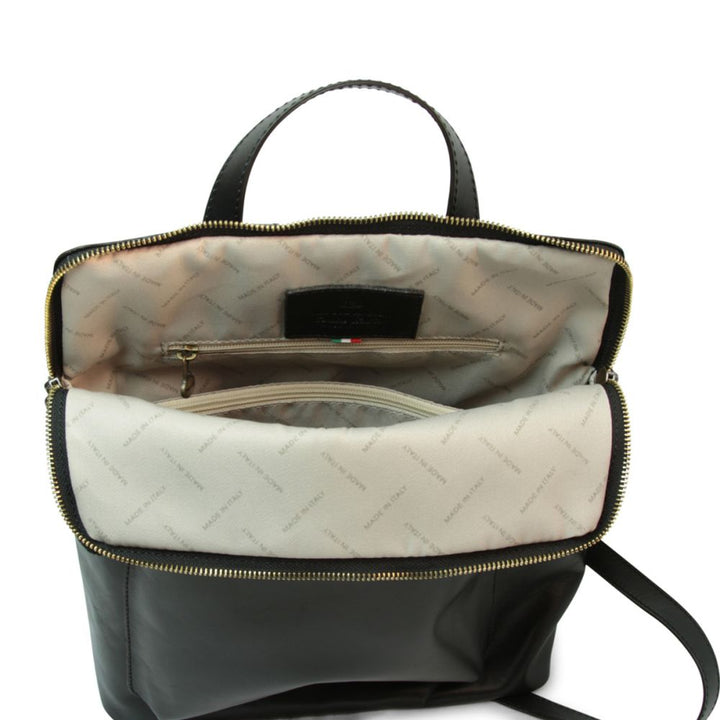 Castello Leather Backpack — Full-Grain Italian Leather