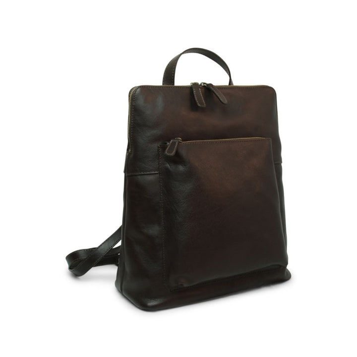 Castello Leather Backpack — Full-Grain Italian Leather