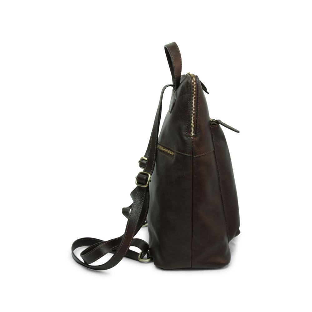 Castello Leather Backpack — Full-Grain Italian Leather
