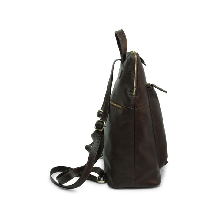 Castello Leather Backpack — Full-Grain Italian Leather