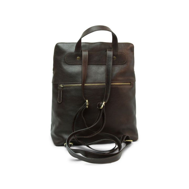 Castello Leather Backpack — Full-Grain Italian Leather