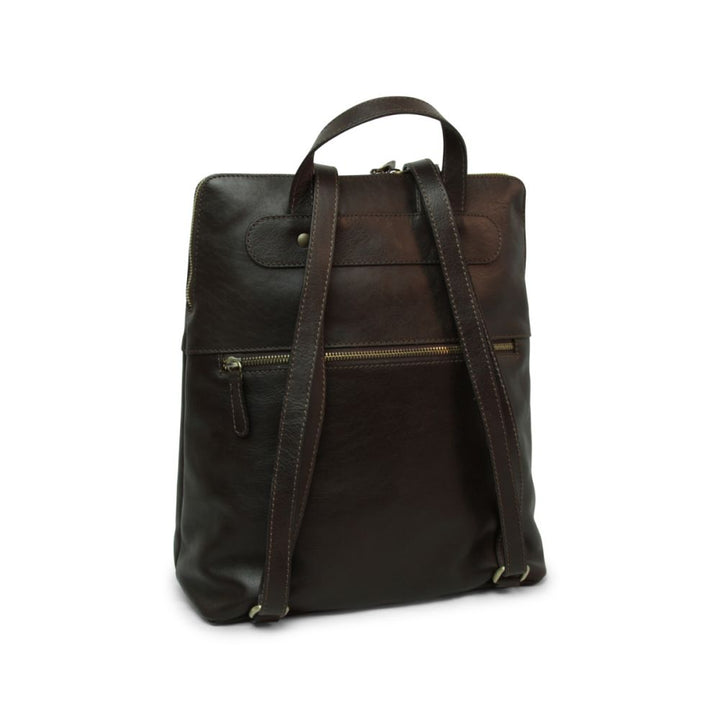 Castello Leather Backpack — Full-Grain Italian Leather
