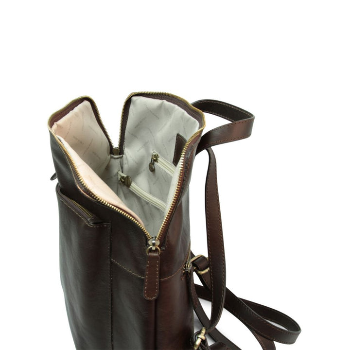 Castello Leather Backpack — Full-Grain Italian Leather
