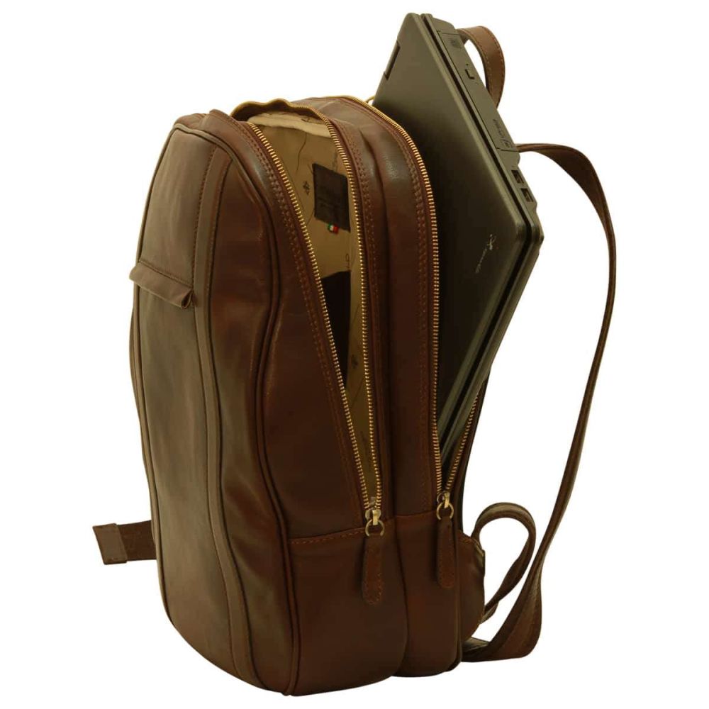 Fiorenza Soft Calfskin Laptop Backpack